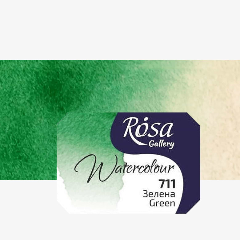 צבע מים קוביה  ROSA GALLERY - Green 711