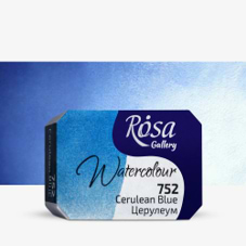 צבע מים קוביה  ROSA GALLERY - Cerulean Blue 752