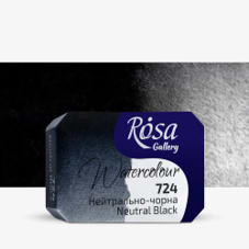 צבע מים קוביה  ROSA GALLERY - Neutral Black 724