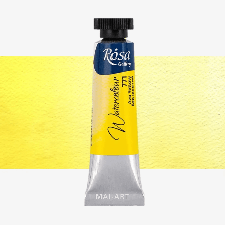 צבע מים שפורפרת ROSA GALLERY - Azo Yellow 771