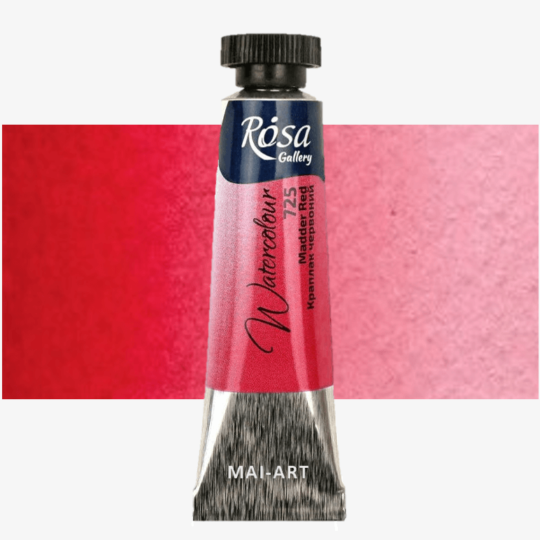 צבע מים שפורפרת  ROSA GALLERY - Madder Red 725