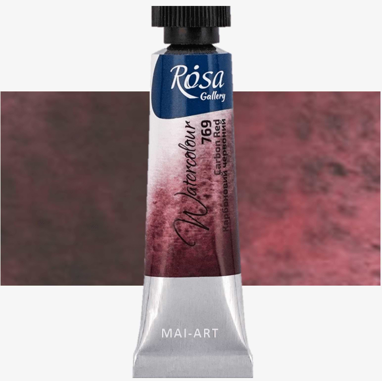 צבע מים שפורפרת ROSA GALLERY - Carbon Red 769