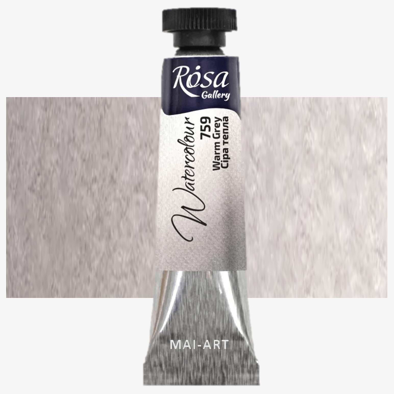 צבע מים שפורפרת  ROSA GALLERY - Warm Grey 759