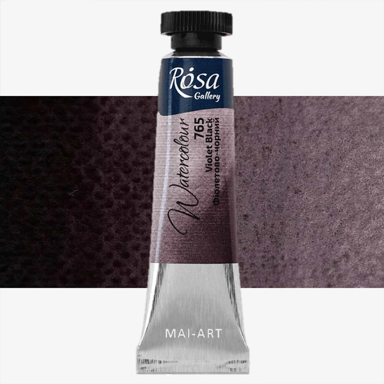 צבע מים שפורפרת  ROSA GALLERY - Violet Black 765