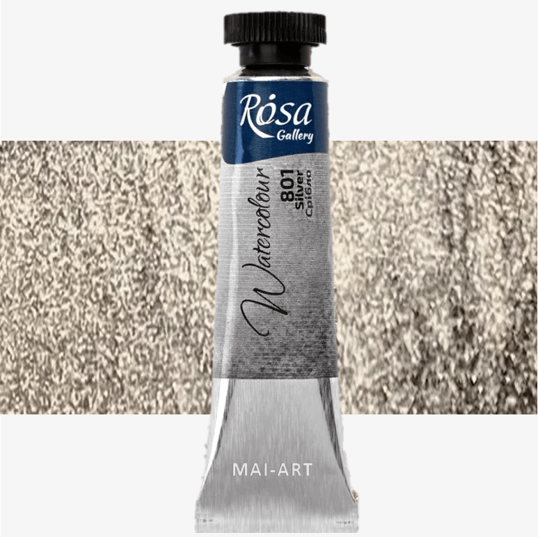 צבע מים שפורפרת ROSA GALLERY - SILVER 801