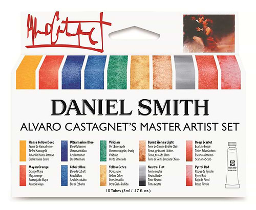 סט 10 צבעי מים DANIEL SMITH ALVE\ARO CASTAGNETS MASTER ARTIST SET