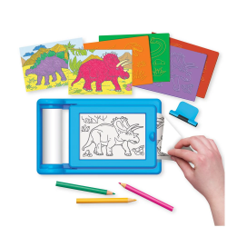 ערכת סטודיו אומנות - פרוטאג' של דינוזאורים DINOSAUR RUB ART STUODIO