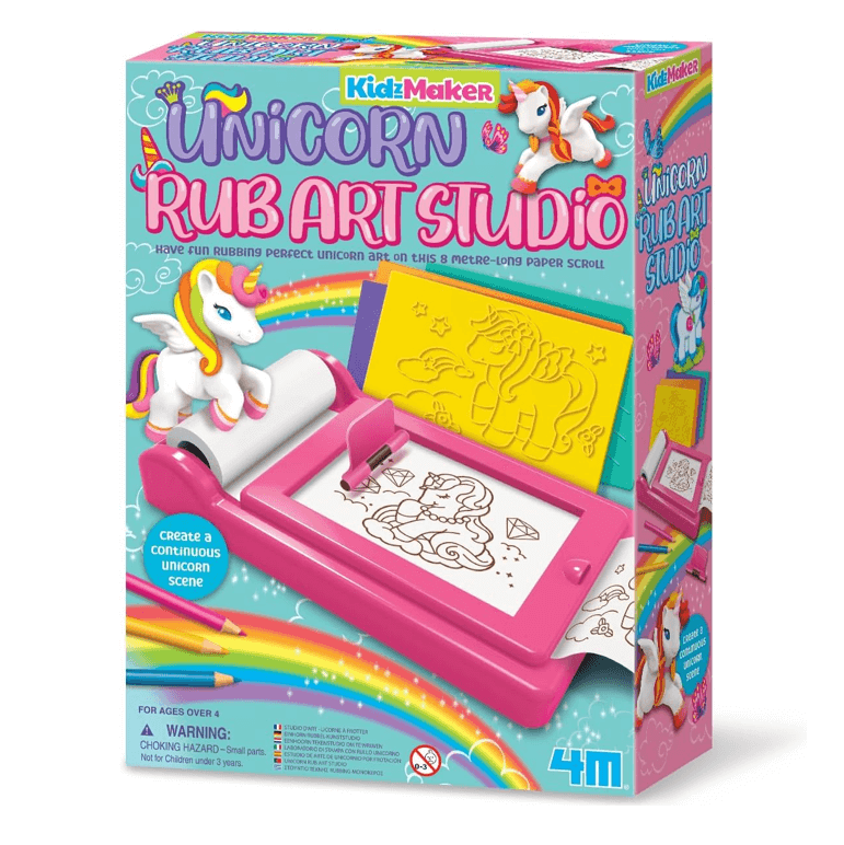 ערכת סטודיו אומנות - פרוטאג' של חד קרן UNICORN RUB ART STUODIO