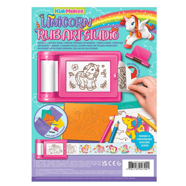 ערכת סטודיו אומנות - פרוטאג' של חד קרן UNICORN RUB ART STUODIO