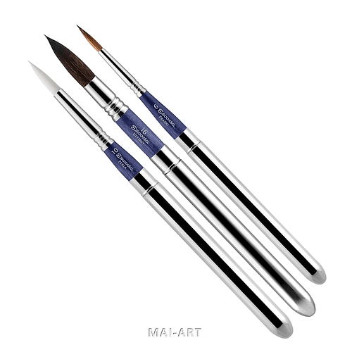 סט 3 מכחולי אסקודה במארז קנווס  ESCODA BLUE SET 1271