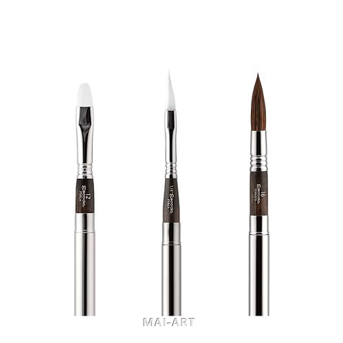 סט 3 מכחולי אסקודה במארז קנווס BLACK SET 1272