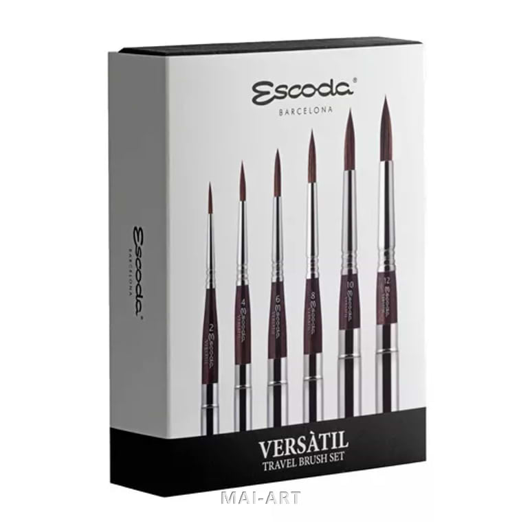 מארז 6 מכחולים מתקפלים ESCODA VERSATIL 1242
