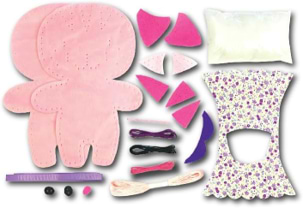ערכת תפירה - SEWING MY FIRST DOLL - KITTY