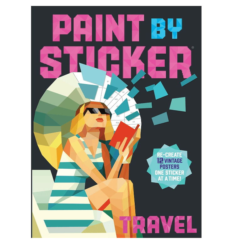 חוברת עבודה PAINT BY STICKER TRAVEL