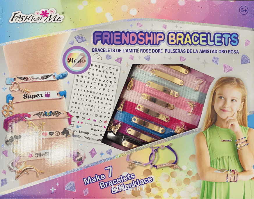 ערכה להכנת צמידי ידידות - FRIENDSHIP BRACELETS