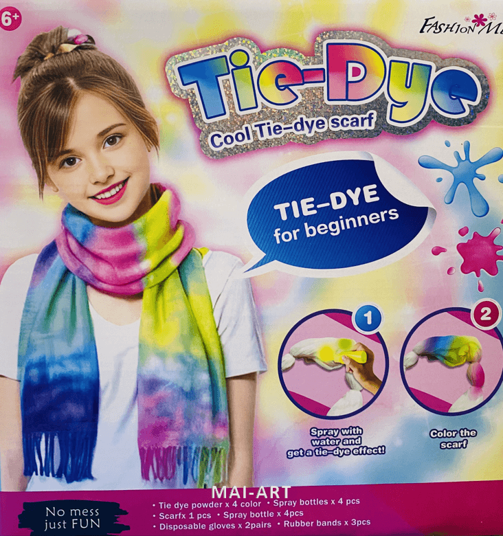 ערכת יצירה - צעיף טאי - דאי TIE DAY SCARF