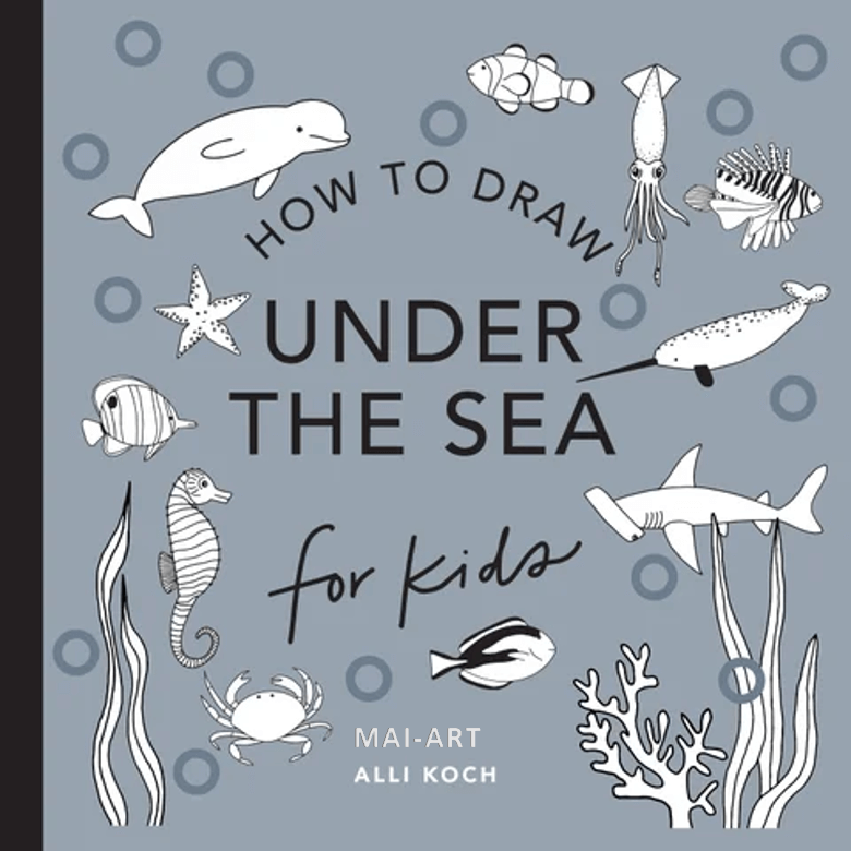 חוברת הדרכה HOW TO DRAW UNDER THE SEA