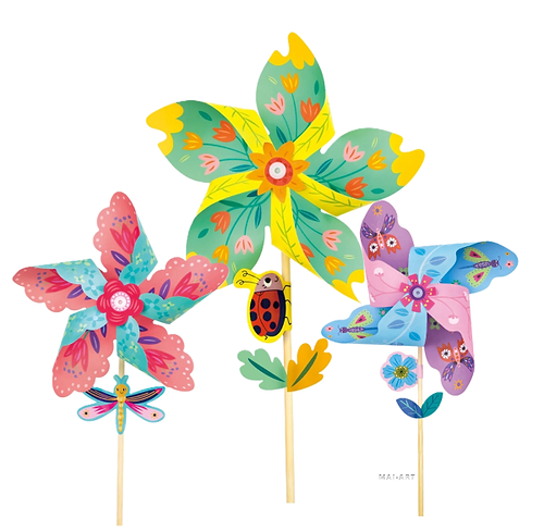 ערכת יצירה שבשבות EVERYDAY CRAFT MAKE PINWHEELS FLOWERS