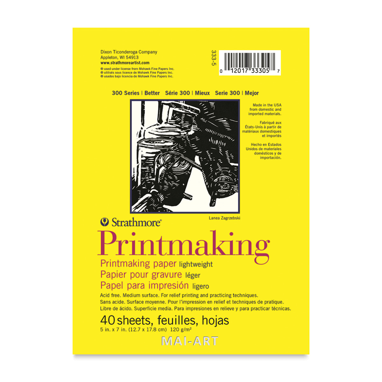 בלוק להדפס סדרה 300 12.7/17.8 PRINTMAKING STRATHMORE