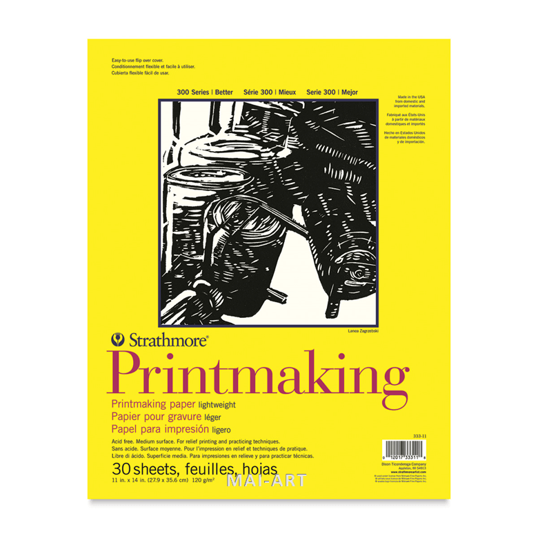 בלוק להדפס סדרה 300 27.9/35.6 PRINTMAKING STRATHMORE