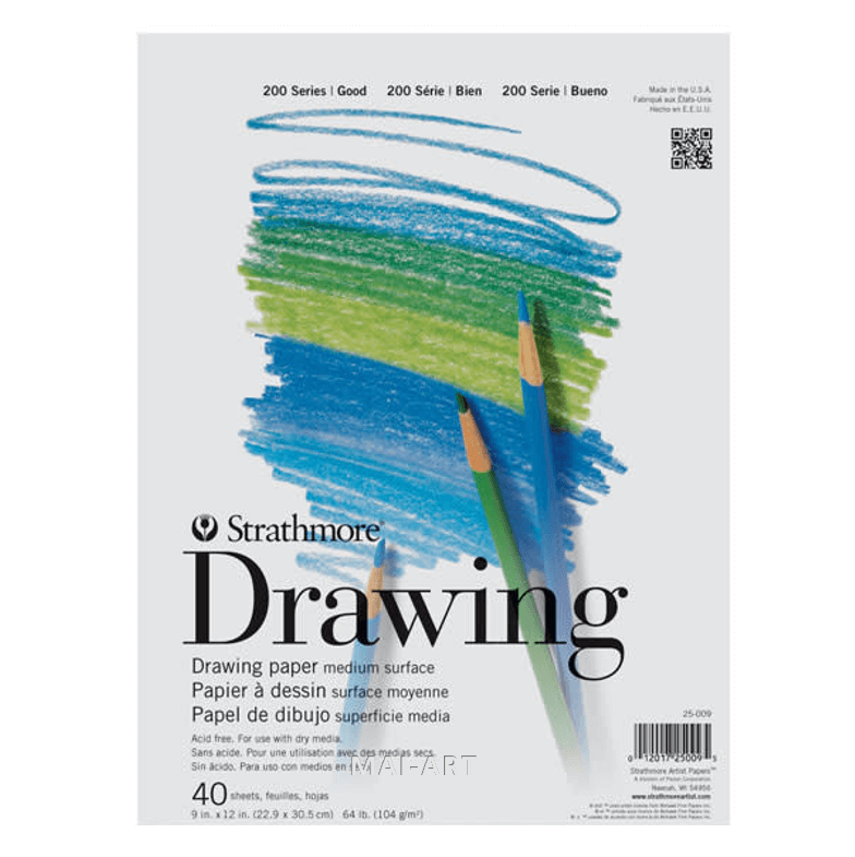 בלוק לרישום 200 DRAWING STRATHMORE 22.9/30.5 