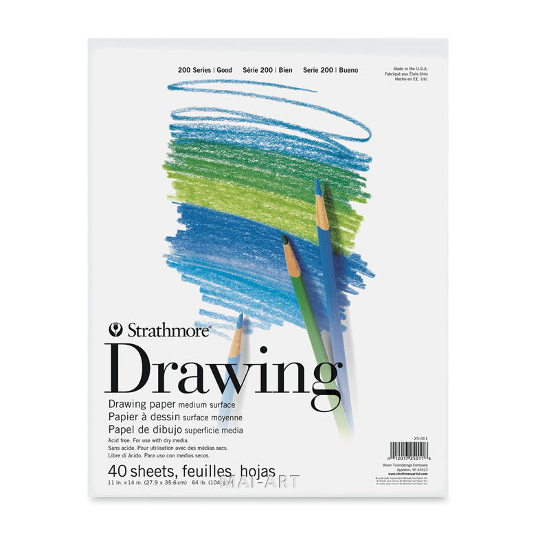 בלוק לרישום 200 DRAWING STRATHMORE 27.9/35.6 