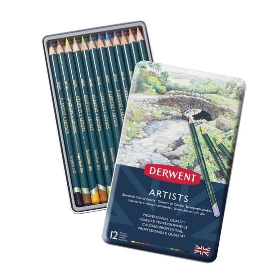 סט 12 עפרונות ארטיסט ARTIST DERWENT