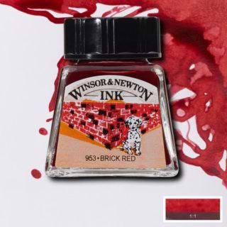 דיו WINSOR & NEWTON BRICK RED