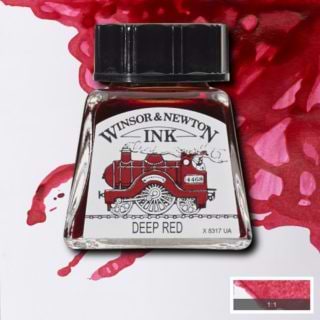 דיו WINSOR & NEWTON DEEP RED