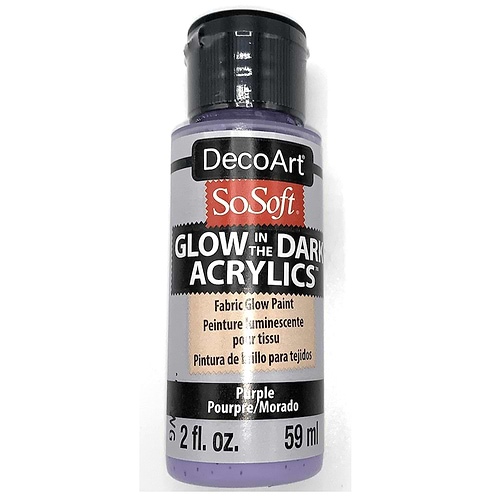 SO SOFT GLOW IN THE DARK PURPLE DSS115 לטקסטיל