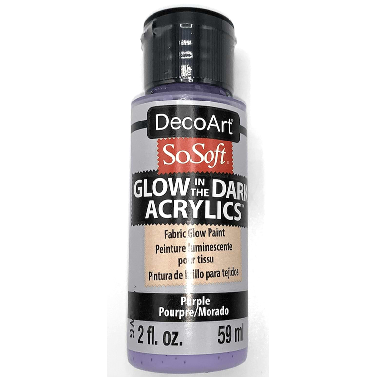 SO SOFT GLOW IN THE DARK PURPLE DSS115 לטקסטיל