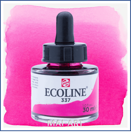 דיו על בסיס מים אקוליין 30מל Magenta 337