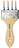 מכחול DA VINCI PENCIL PIPE סדרה 11543 מידה 60 דוינצי