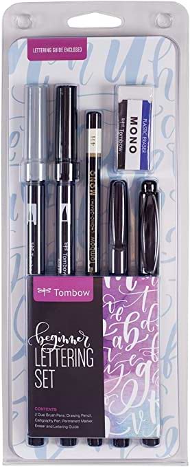 מארז קליגרפי TOMBOW LETTERING SET
