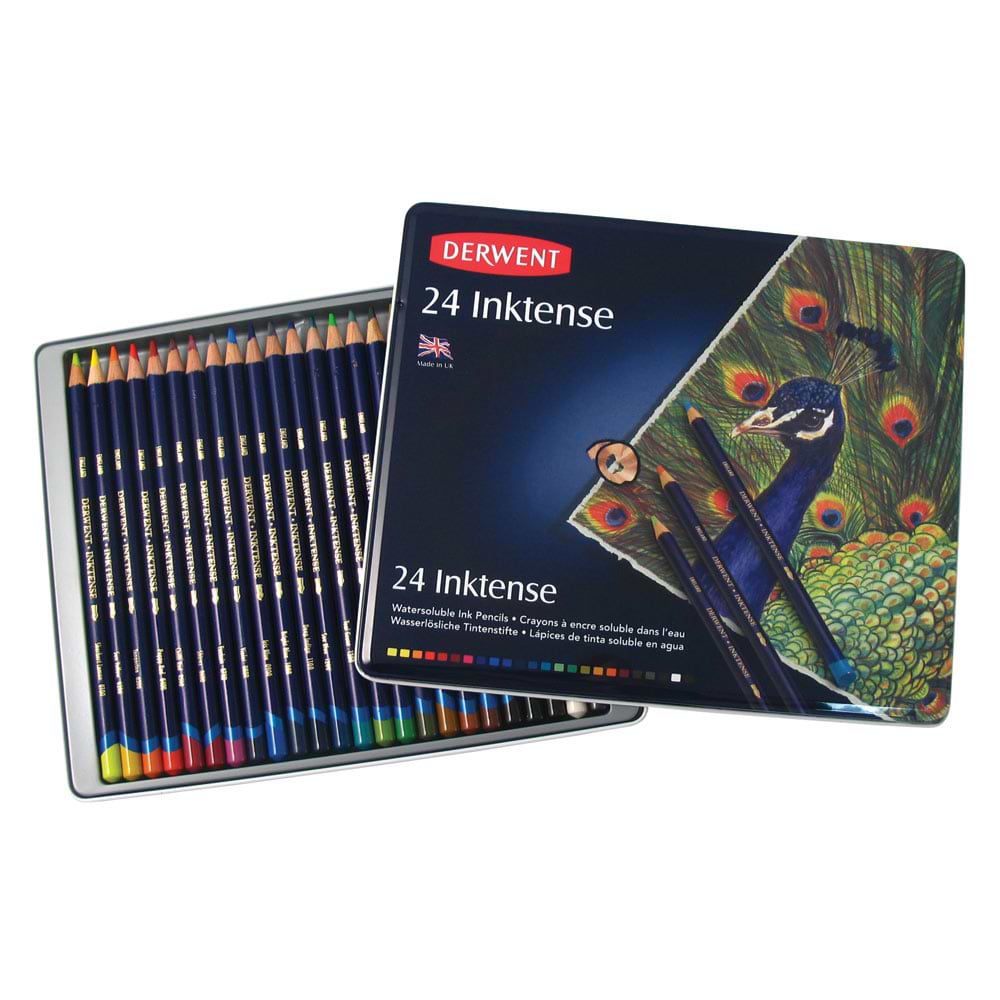 סט 24 עפרונות DERWENT דיו