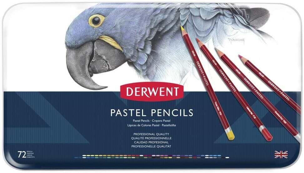 סט 72 עפרונות DERWENT פסטל