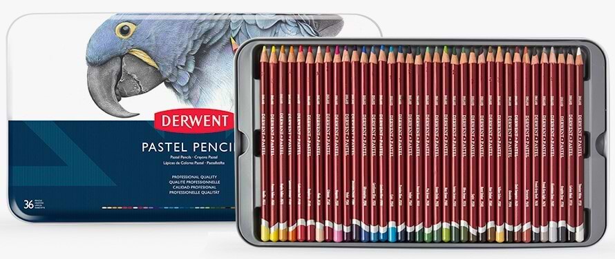 סט 36 עפרונות DERWENT פסטל