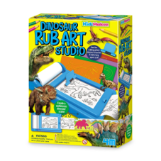 ערכת סטודיו אומנות - פרוטאג' של דינוזאורים DINOSAUR RUB ART STUODIO