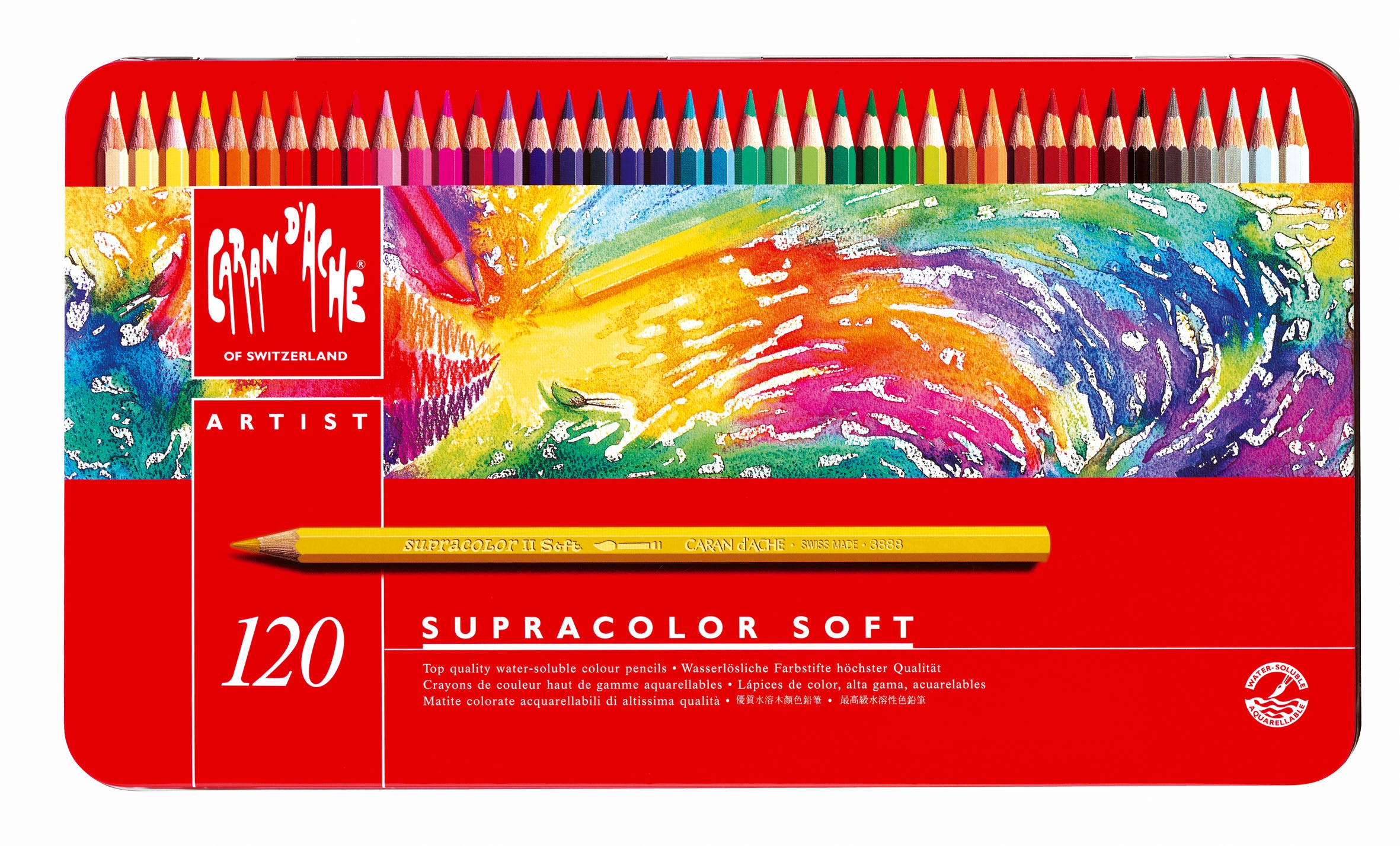 סט 120 עפרונות קרנדש SUPRACOLOR