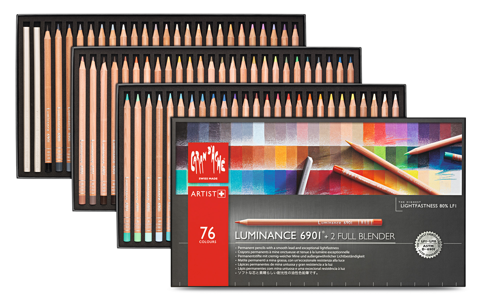 סט עפרונות קרנדש LUMINANCE 76 6901