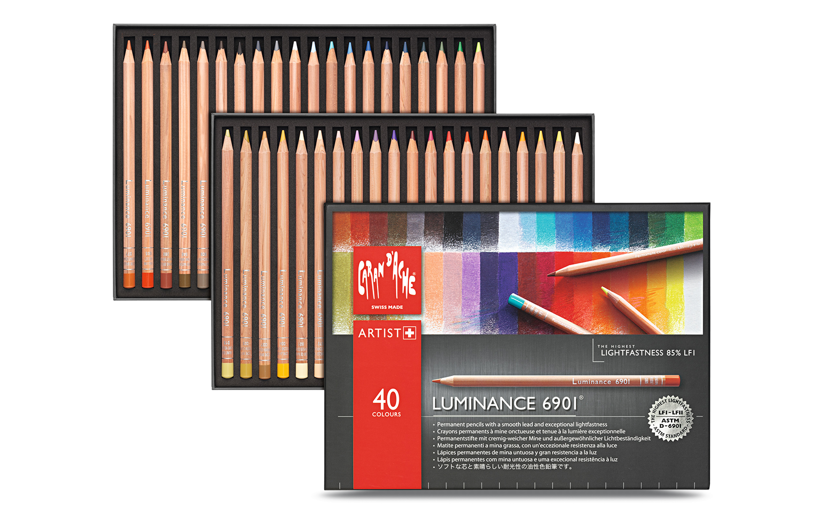סט עפרונות קרנדש LUMINANCE 40 6901