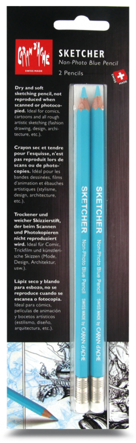 סט עפרונות אנימציה כחולים קרנדש SKETCHER