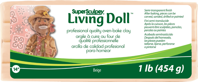 חימר פולימרי SUPERSCULPEY LIVING DOLL