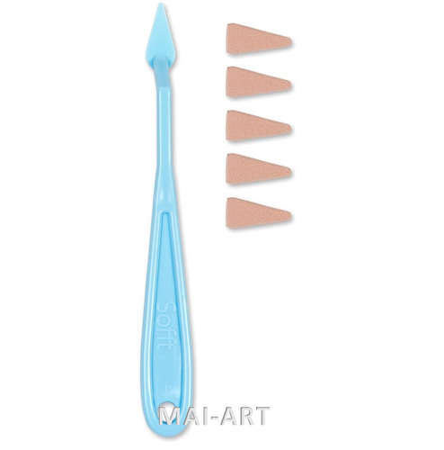 סכין לפסטל+ ספוגיות החלפה מחודד דגם4 65004 KNIFE