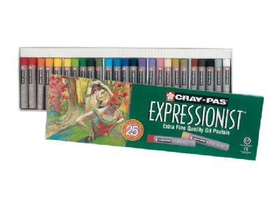 סט 25 פסטל שמן סקורה EXPRESSIONIST