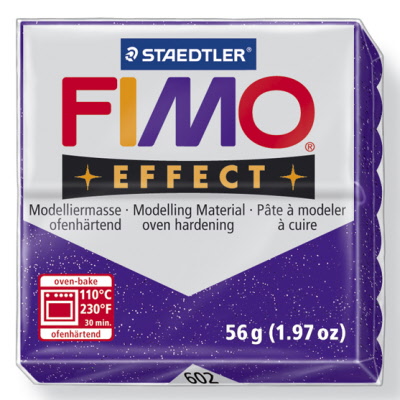 פימו סופט סגול נצנצים 602 GLITTER PURPLE