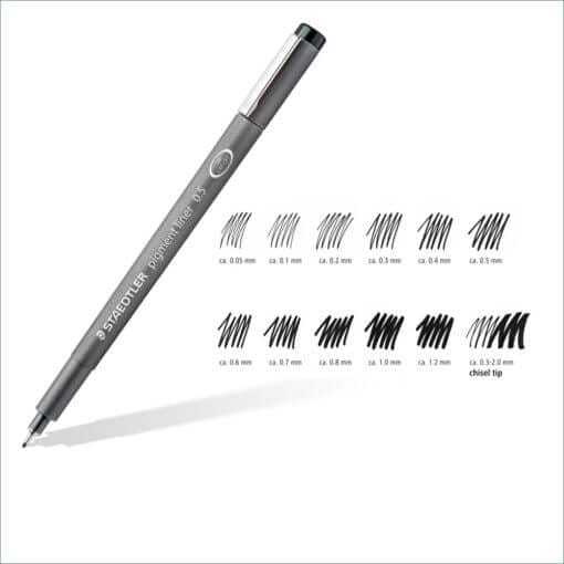 רפידוגרף סטדלר STAEDTLER PIGMENT LINER