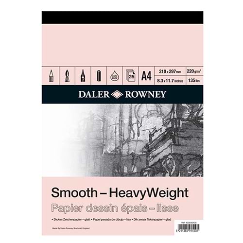 בלוק ציור HEAVYWEIGHT A4 DALER ROWNEY