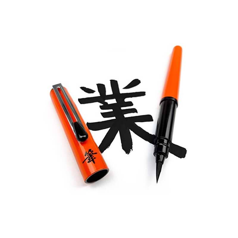 טוש מכחול GFKPF-A PENTEL שחור