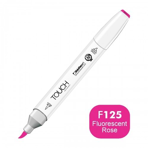 מרקר TOUCH BRUSH F125 FLUORESCENT ROSE